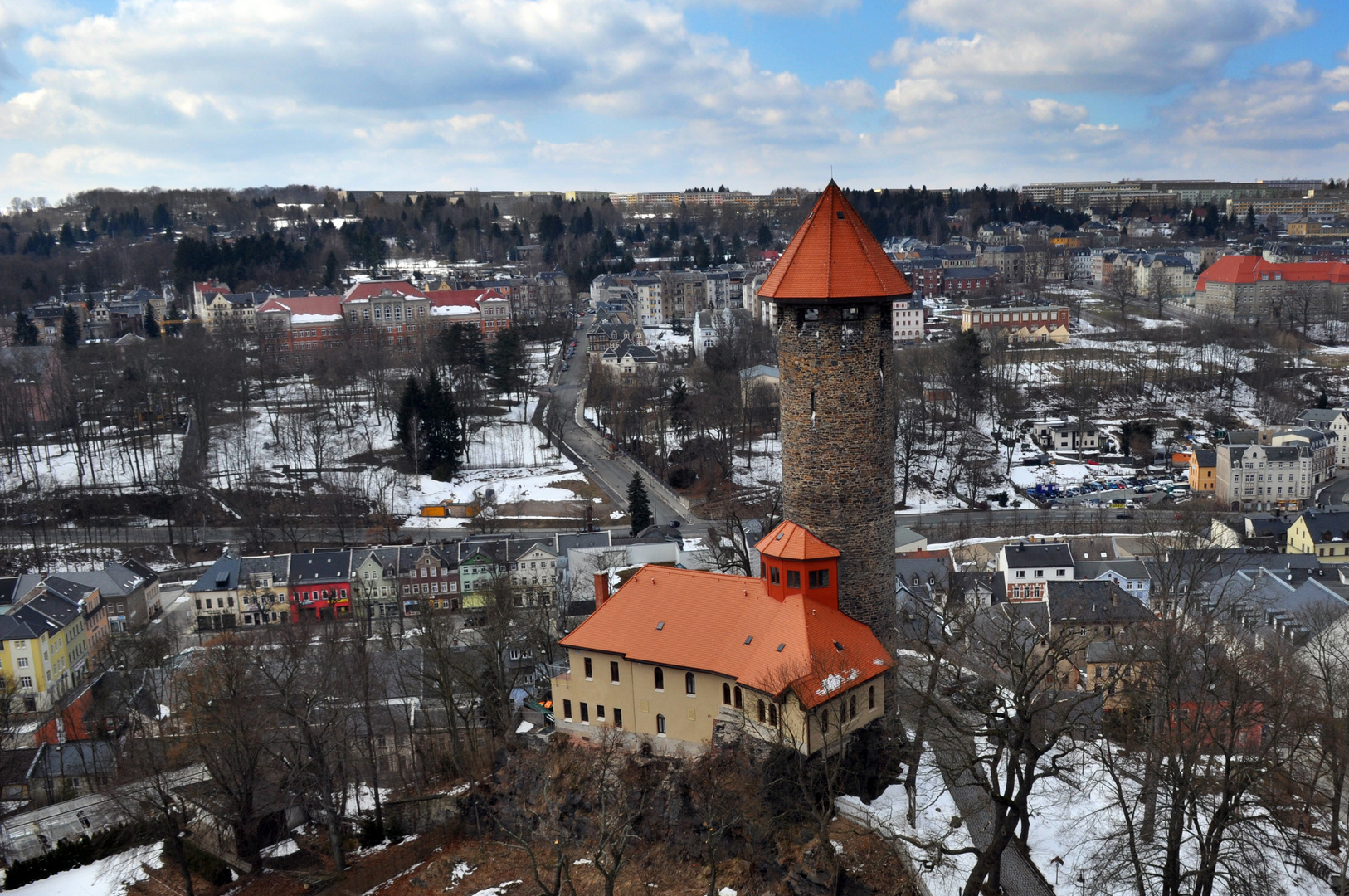 Auerbach/Vogtland Foto & Bild | landschaft, luftaufnahmen ...