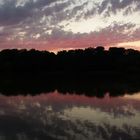 Auesee Kassel bei Sonnenuntergang