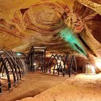 Auf 12 Etagen sind Europas größte Buntsandsteinhöhlen in...