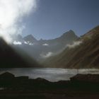 auf 4700 m in Gokyo, Nepal 2000