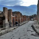 Auf alten Straßen in Pompeij