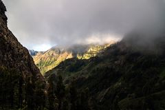 Auf Augenhöhe mit den Wolken