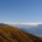 Auf Augenhöhe mit der Schlechtwetterfront.