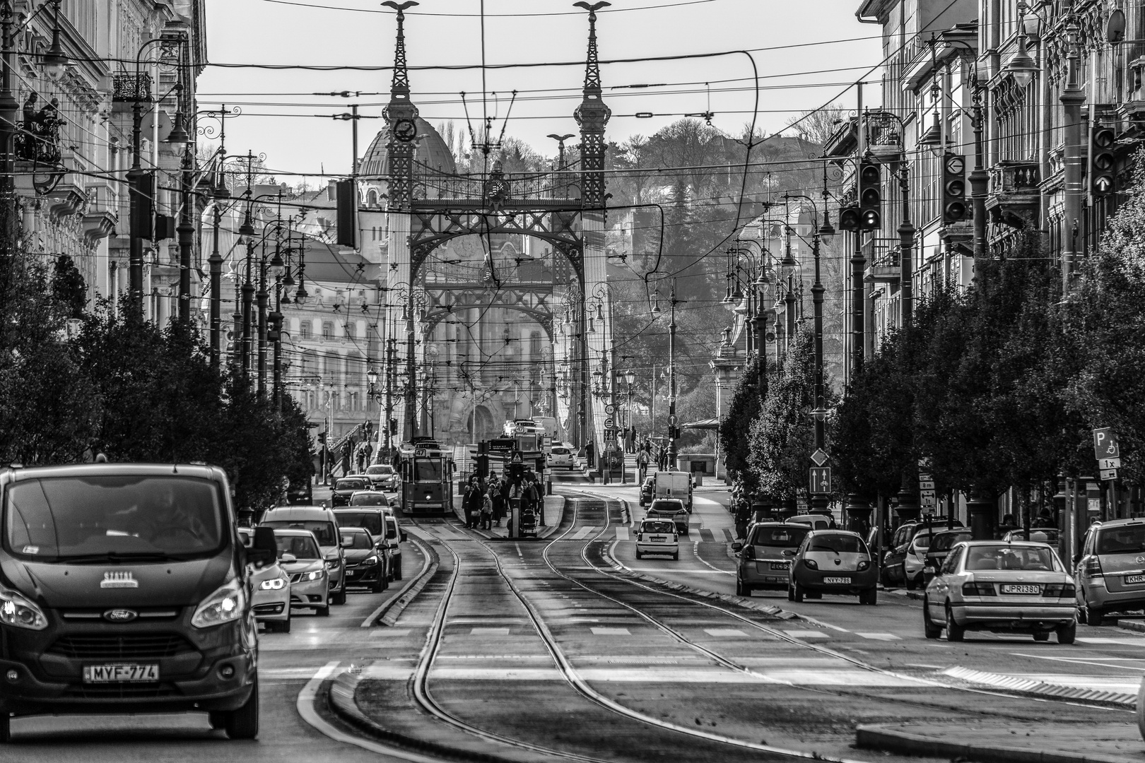 Auf Budapests Straßen