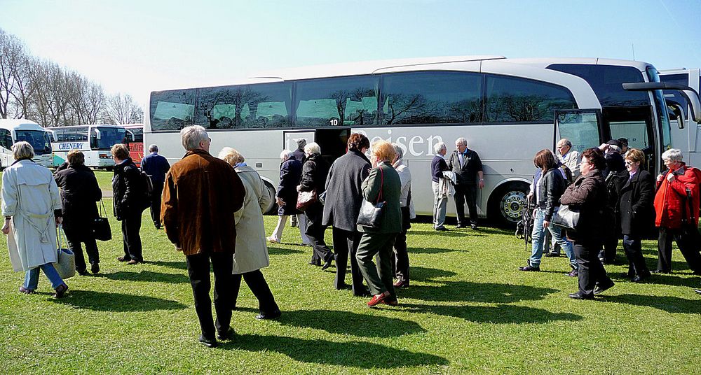 Auf Busreise