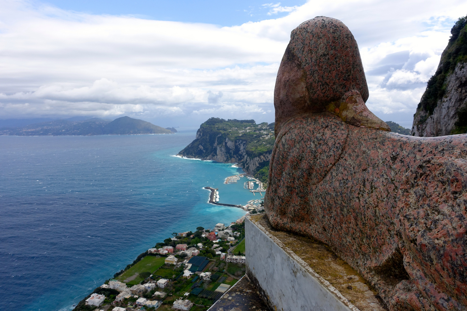 auf CAPRI - an einem sehr stürmischen Tag