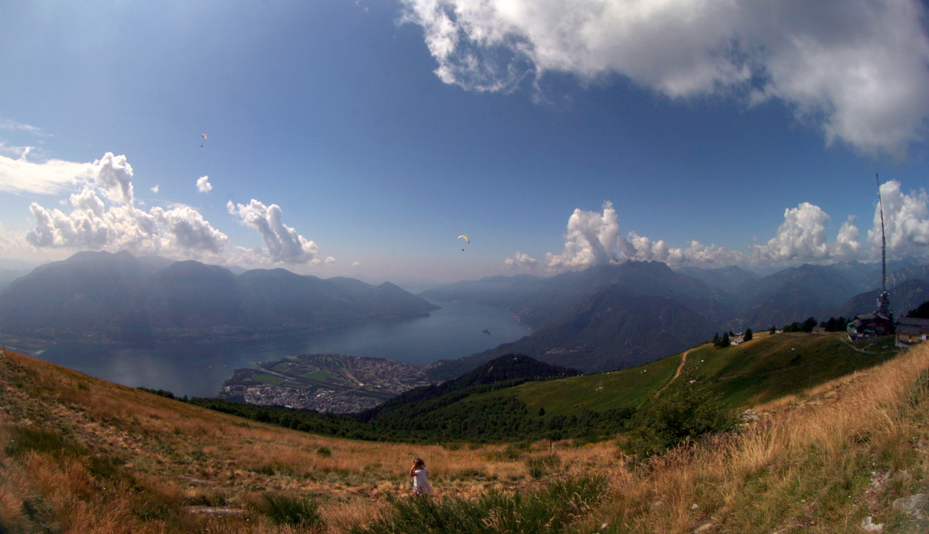 Auf Cardada Blick auf Locarno/Ascona