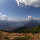 Auf Cardada Blick auf Locarno/Ascona