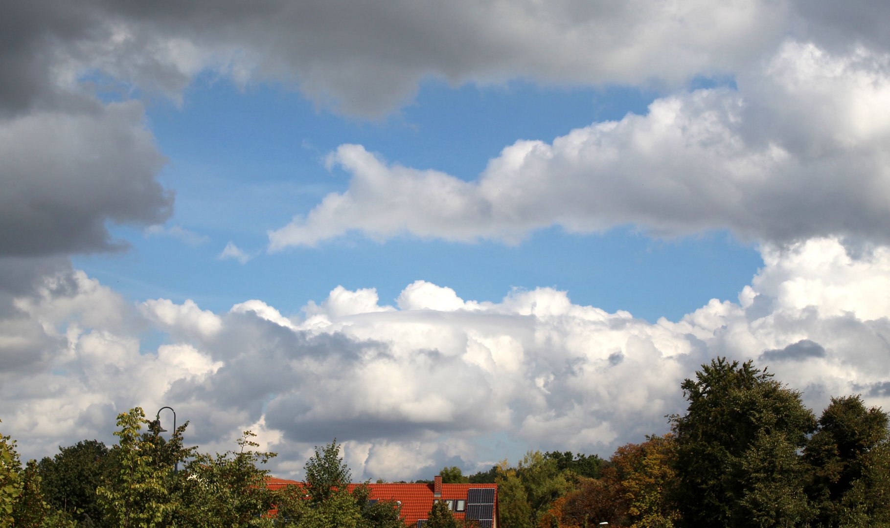 auf das sich die Wolken verziehen