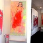 Auf de Ausstellung:  Lady in red !!