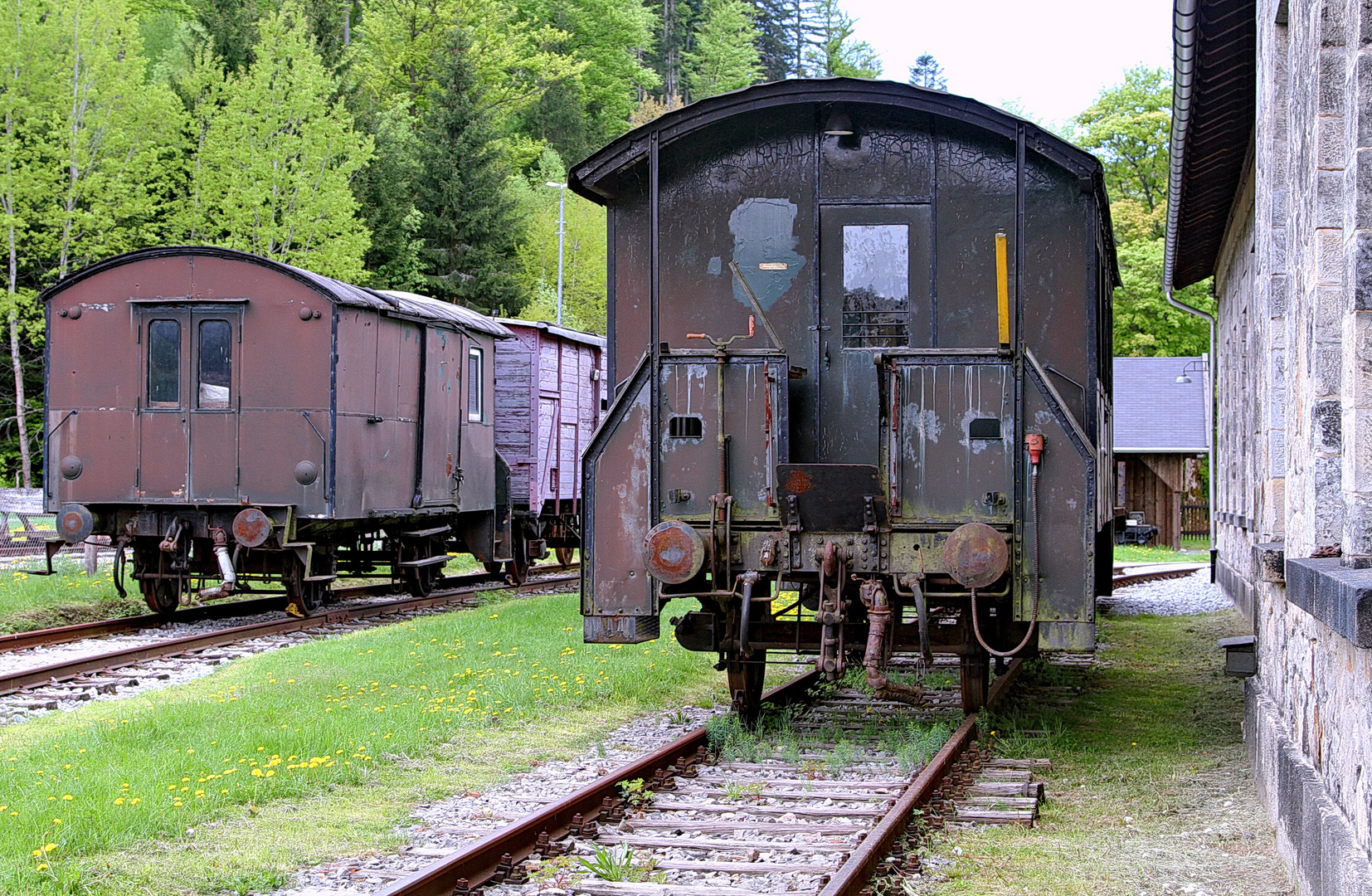 auf dem Abstellgleis.....