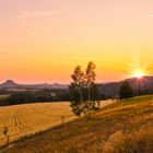 Auf dem Adamsberg zum Sonnenuntergang