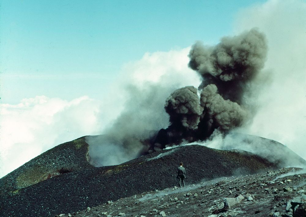 Auf dem Ätna 1967