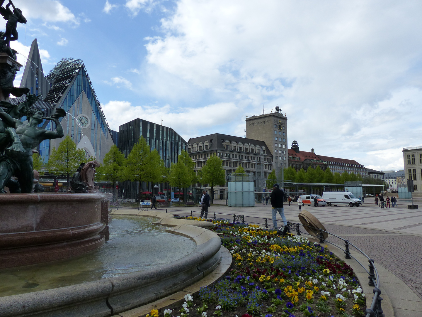 Auf dem Augustusplatz 