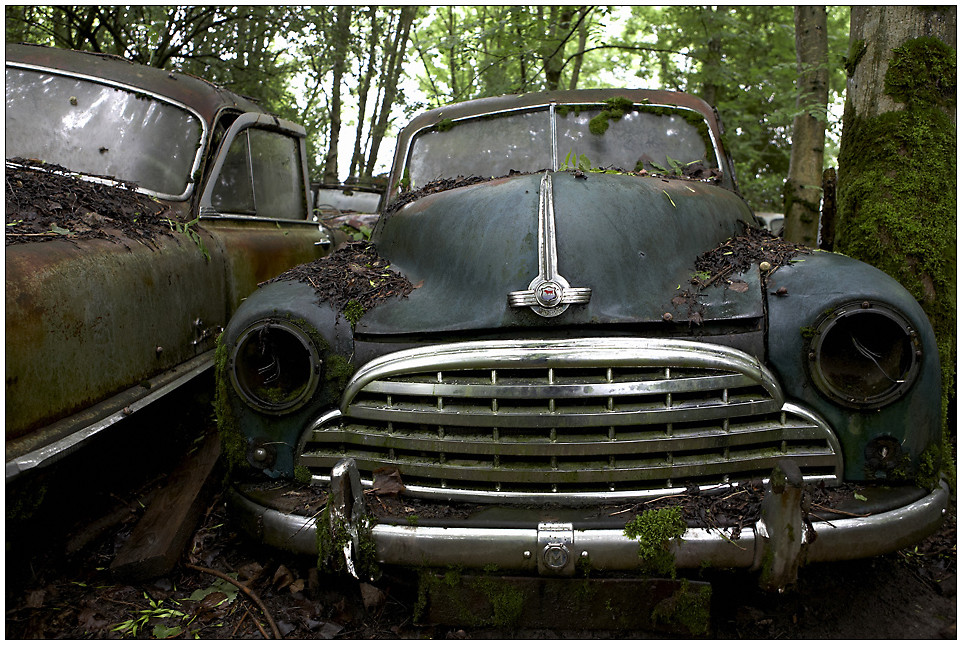 Auf dem Autofriedhof G