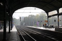 Auf dem Bahnhof