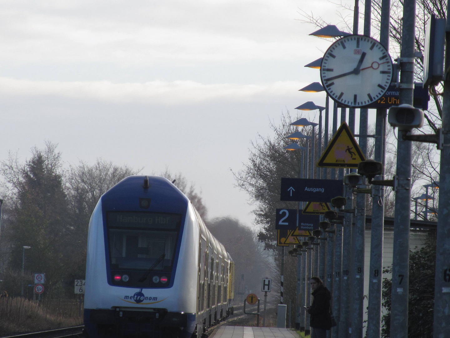 Auf dem Bahnhof Hemmoor