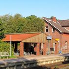 auf dem Bahnhof in Cadenberge ...