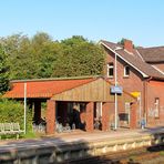 auf dem Bahnhof in Cadenberge ...