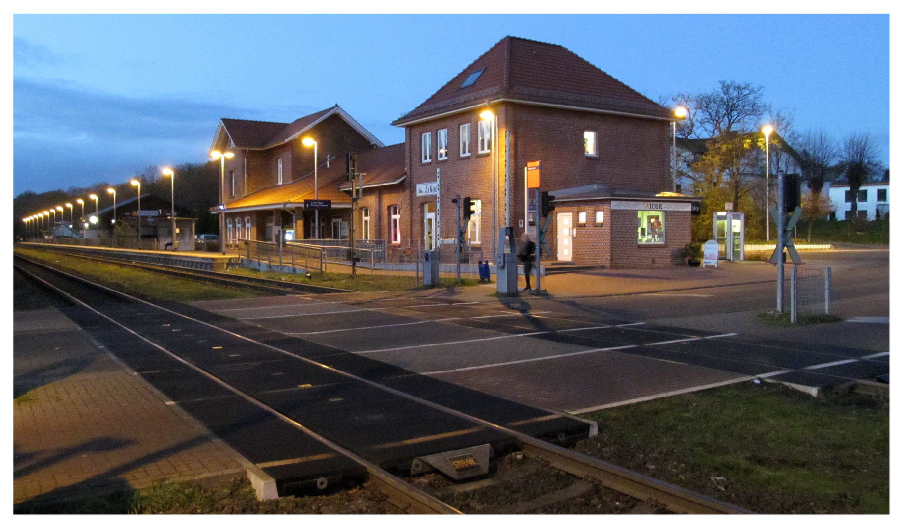 Auf dem Bahnhof in Hemmoor .........