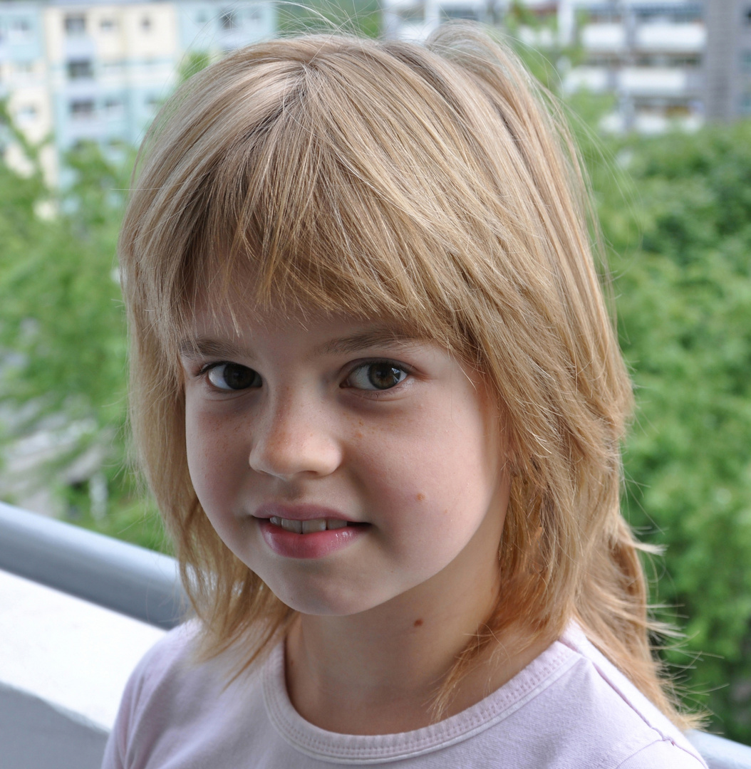 Auf dem Balkon