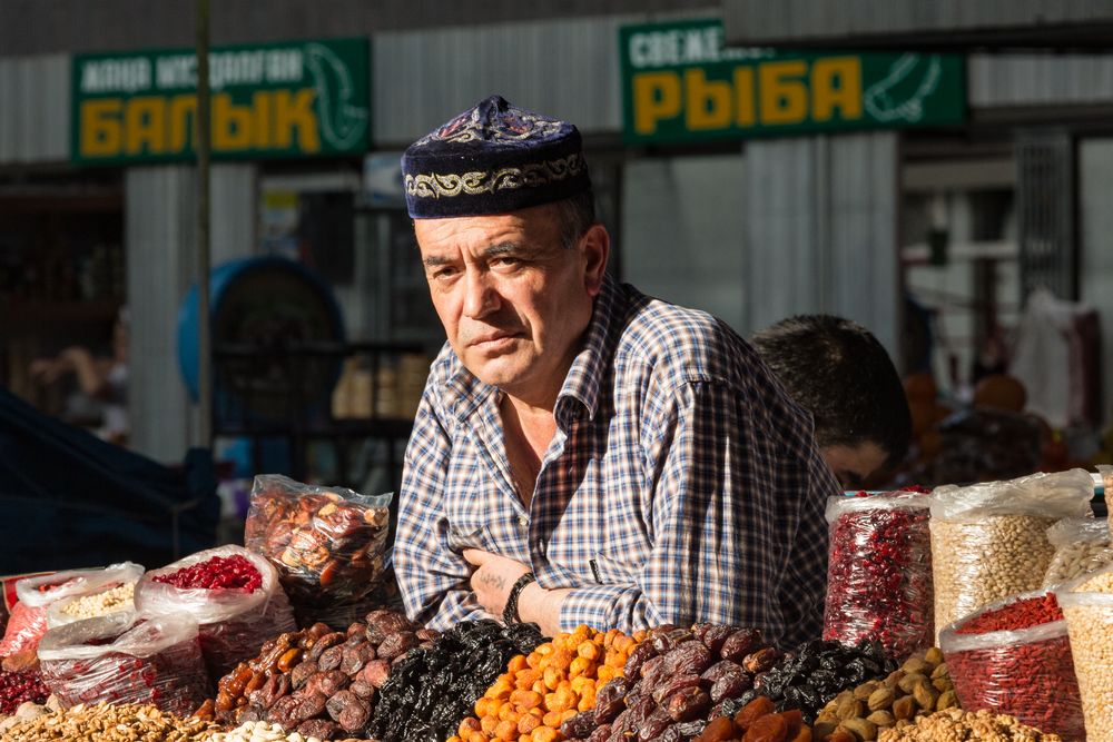 Auf dem Bazar von Almaty (2)