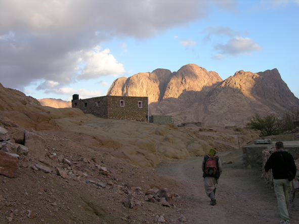 Auf dem Beduinen-Trail am Mount Horeb-Sinai.