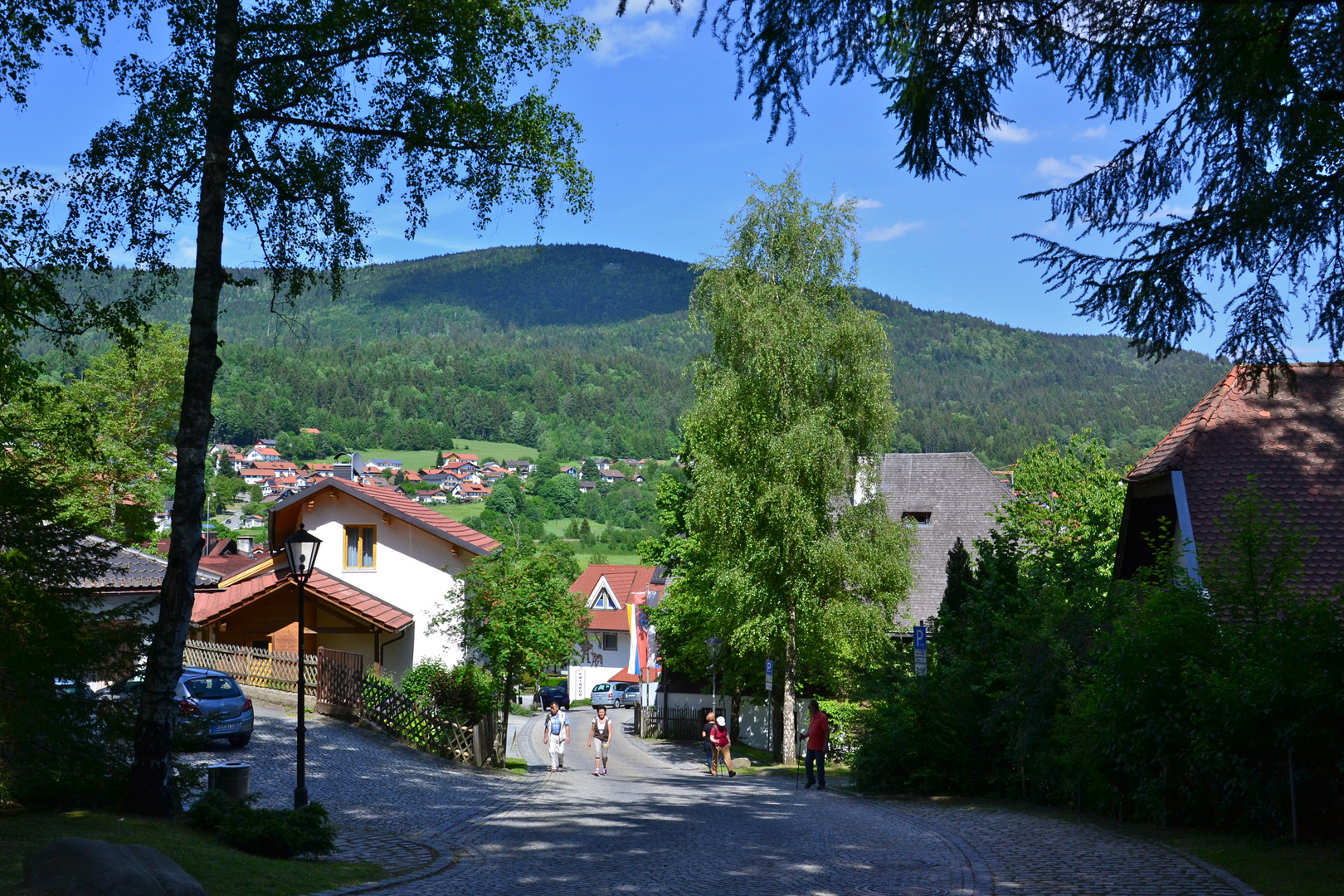 Auf dem Bergknappenweg in Bodenmais …