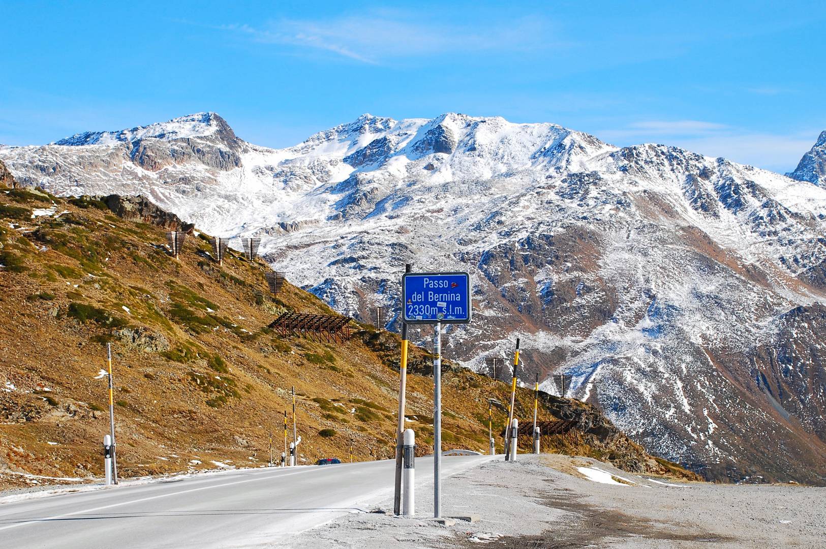 Auf dem Bernina-Pass 2330m.ü.M.