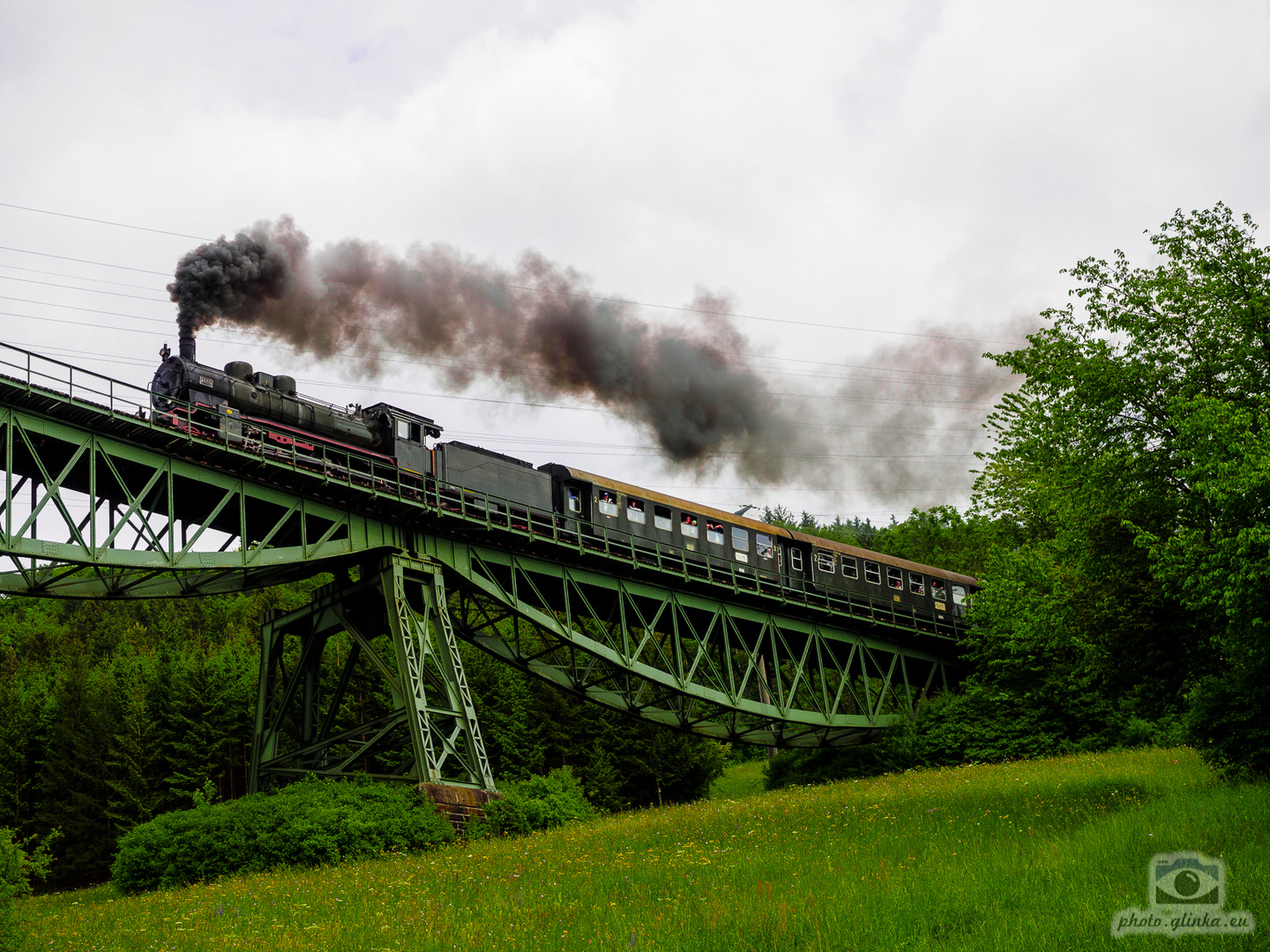 Auf dem Biesenbach-Viadukt