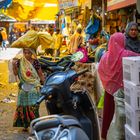 Auf dem Blumenmarkt in Pune