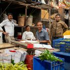 Auf dem Blumenmarkt in Pune