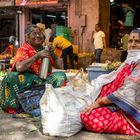 Auf dem Blumenmarkt in Pune