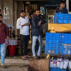 Auf dem Blumenmarkt in Pune