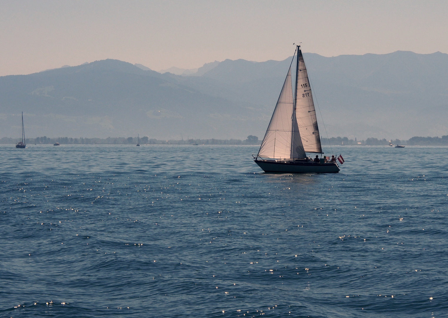 auf dem Bodensee!