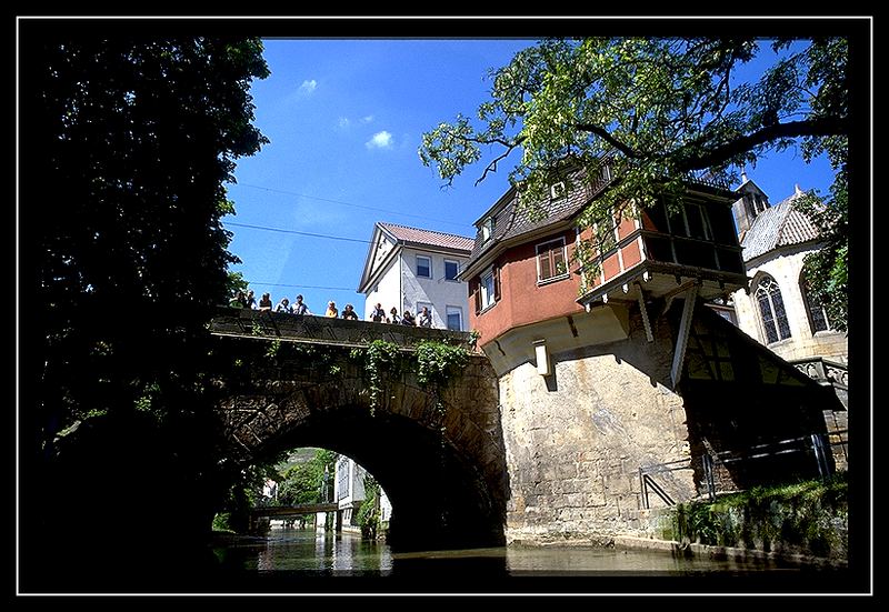 auf dem Boot durch Esslingen