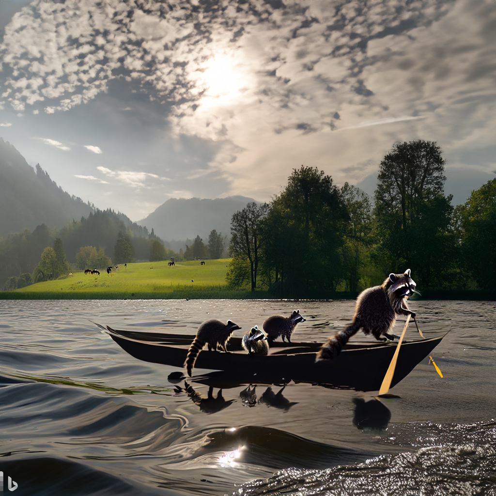 "Auf dem Boot paddelte ich....zum Spiegeltag heute