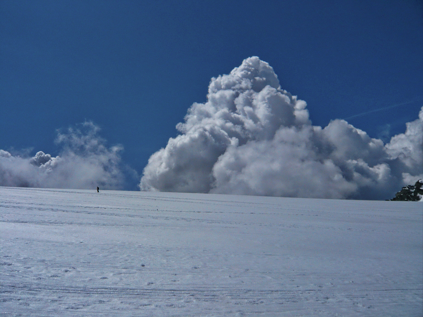 auf dem Breithorn-Plateau