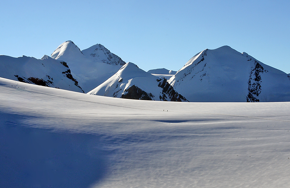 Auf dem Breithorngletscher