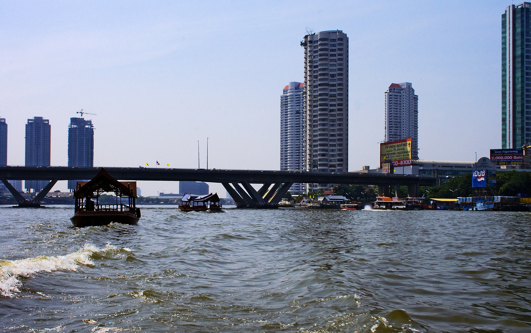 Auf dem Chao Phraya, Bangkok