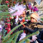 auf dem christkindl-markt am chinesischen turm - münchen