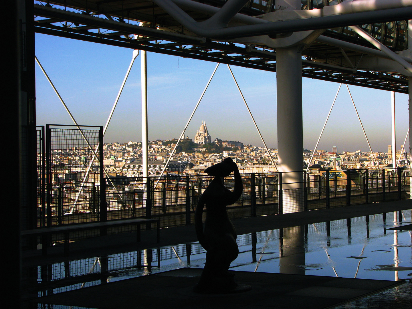 Auf dem Dach des Centre Pompidou 3