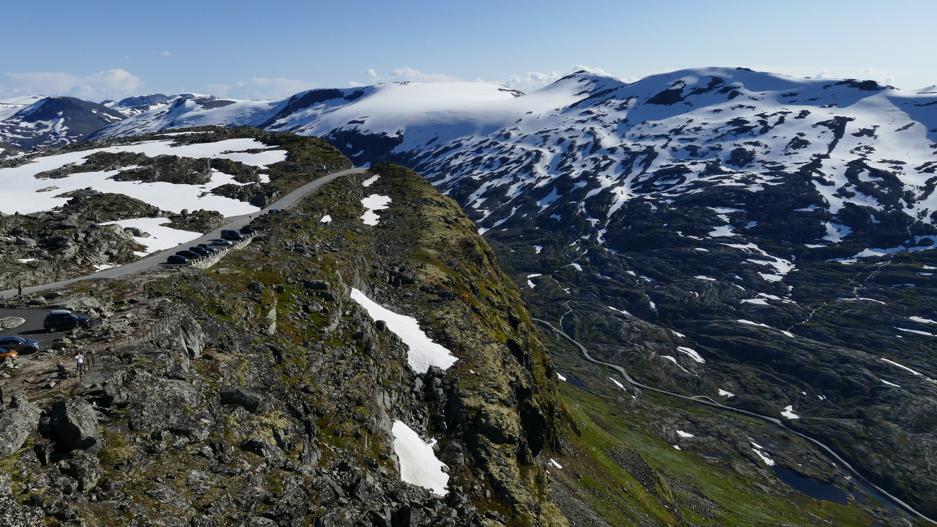 auf dem Dalsnibba Mountain Plateau  in Norwegen