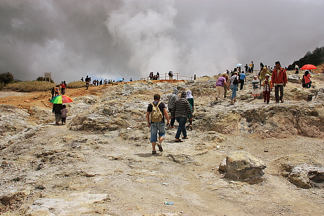 Auf dem Dieng Plateau in Zentraljava