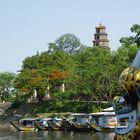 Auf dem Drachenboot in Hue