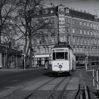 Auf dem Dreischienengleis im Jahr 1988.