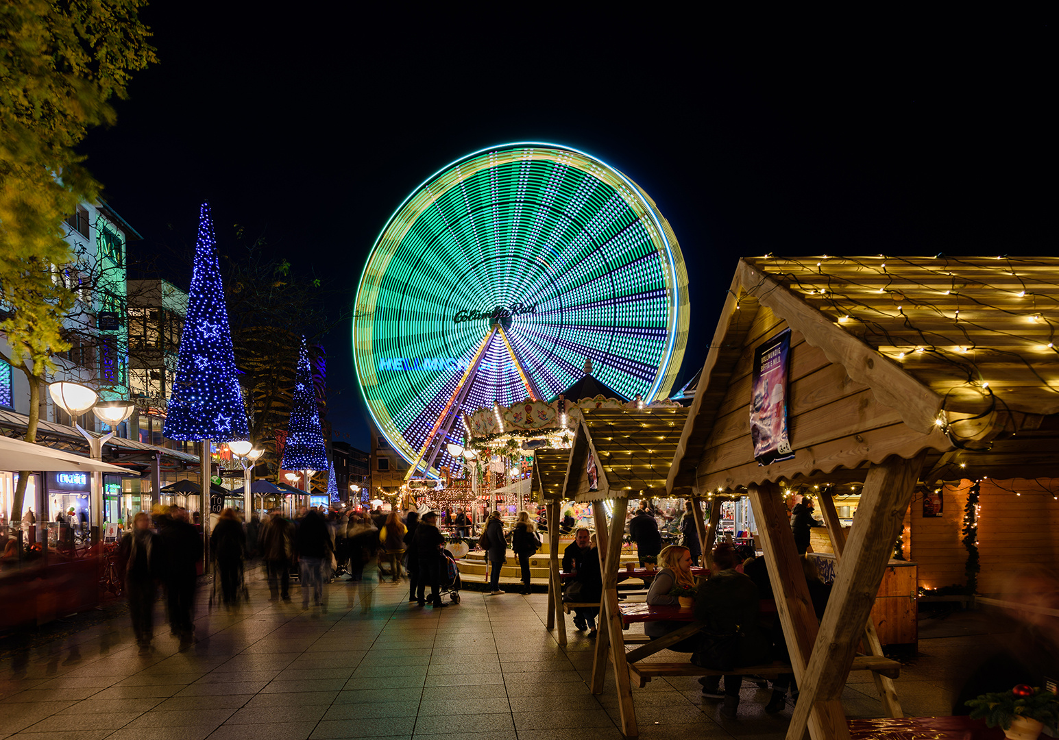 Auf dem Duisburger Weihnachtsmarkt