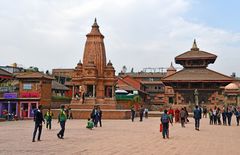 Auf dem Durbar Square in Bhaktapur