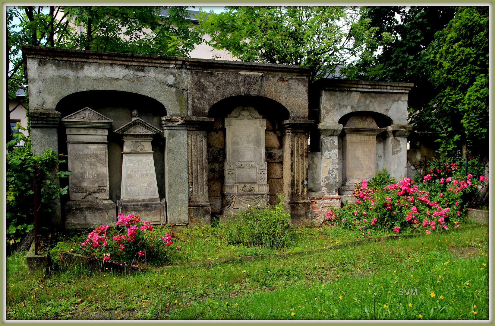 Auf dem ehemaligen Friedhof in Obercunnersdorf/ OL