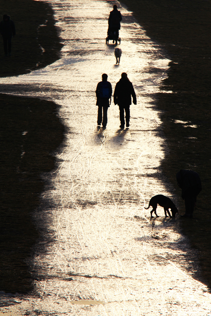 auf dem Eisweg